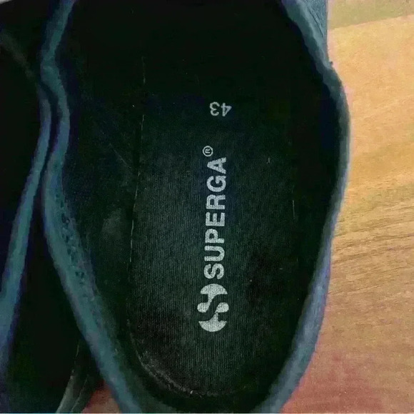 SUPERGA 2750  COTU CLASSIC FULL BLACK MENS US 10, EUR 43. - Picture 5 of 8